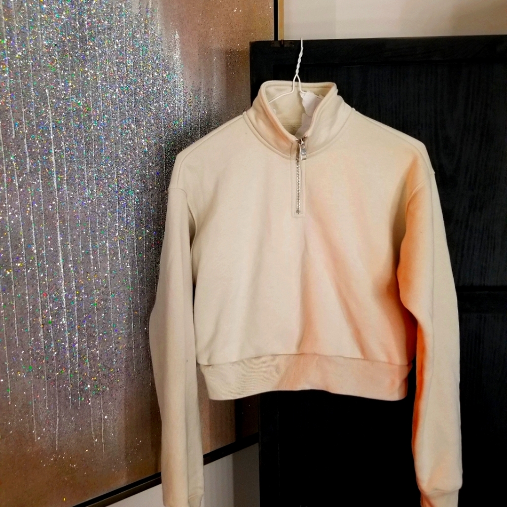 TNA perfect 1/4 zip cozy fleece